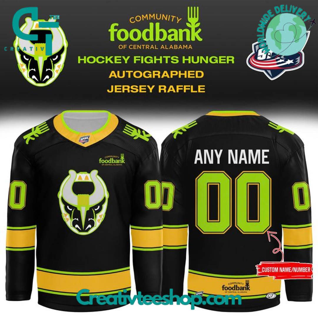 Birmingham Bulls “Hockey Fights Hunger” Special Hockey Jersey