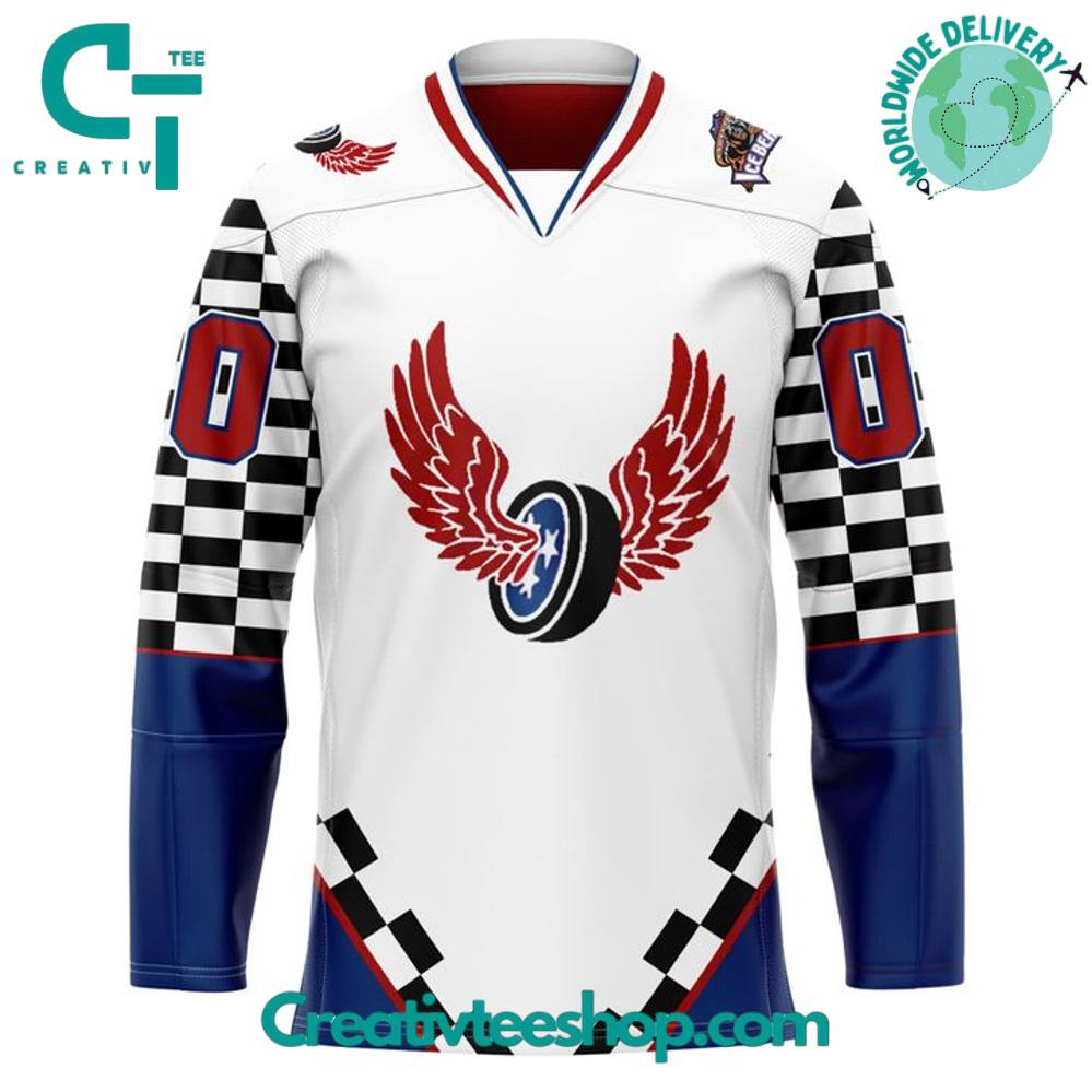 Knoxville Ice Bears Chilly 500 Speed Special Hockey Jersey