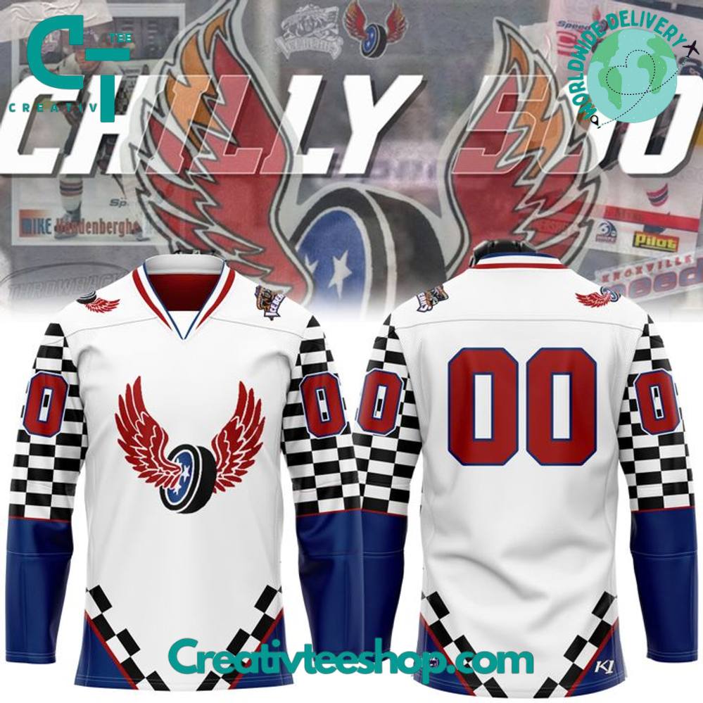Knoxville Ice Bears Chilly 500 Speed Special Hockey Jersey