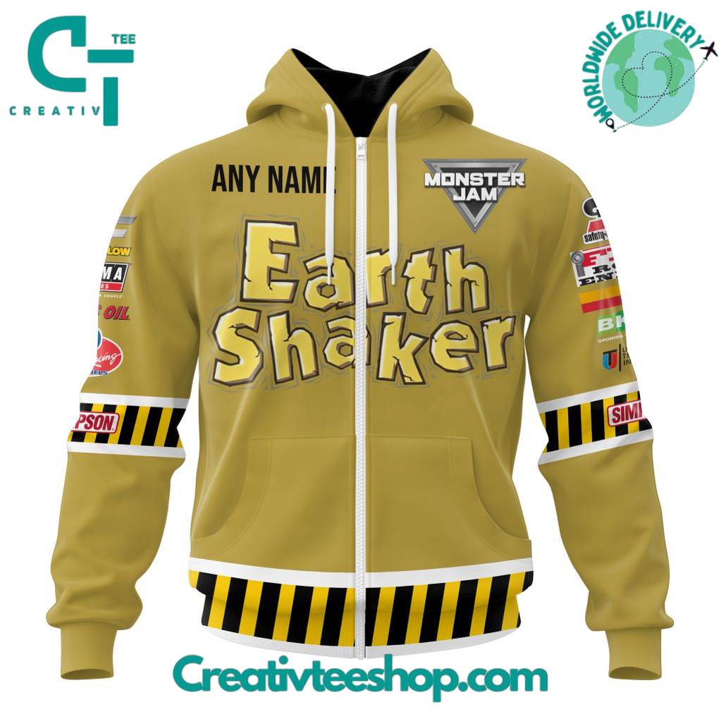 Monster Jam Earth Shaker Special Design Hoodie