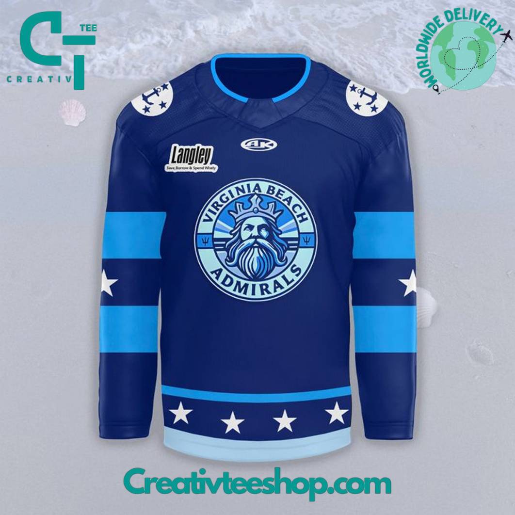 Norfolk Admirals Virginia Beach Limited Edition Hockey Jersey