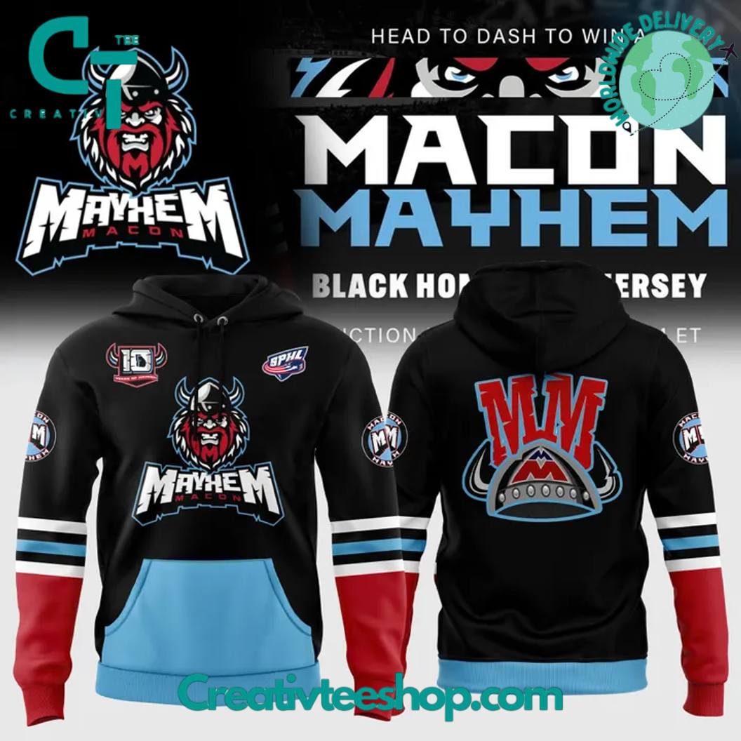Macon Mayhem x Black Home 2025 Special Hoodie