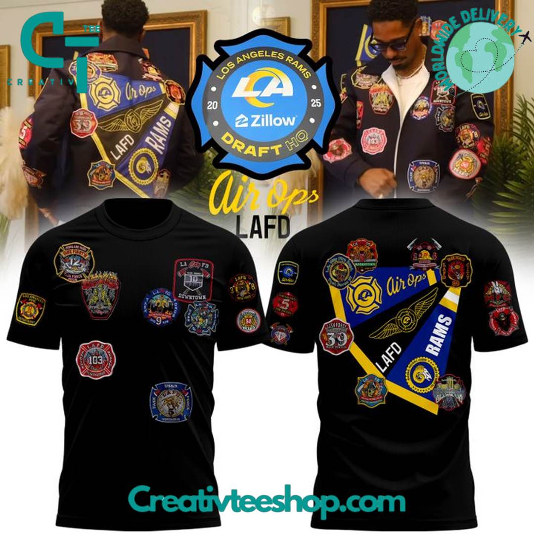 Los Angeles Rams x Kevin Leonel LAFD Special Tee