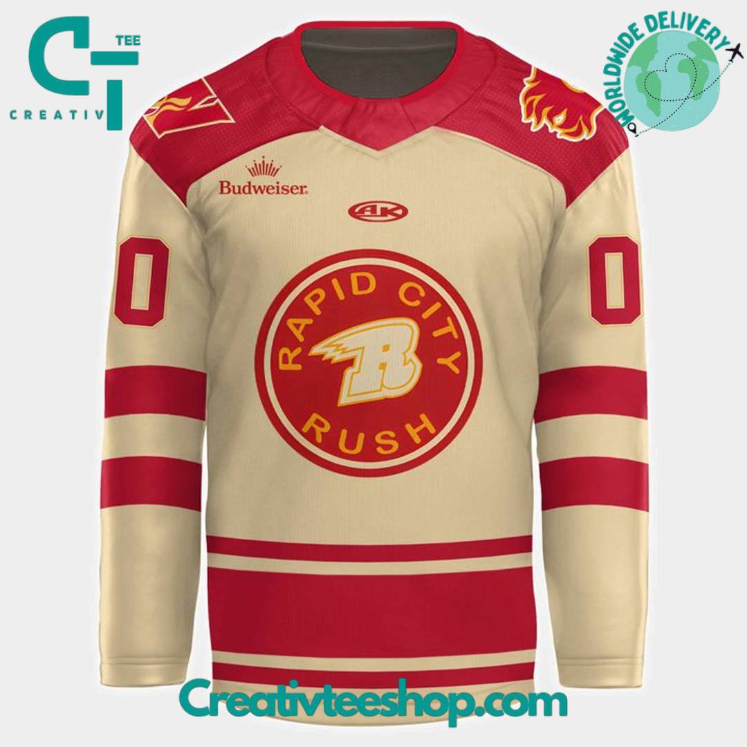 Rapid City Rush Heritage Classic Post-Game Special Hockey Jersey