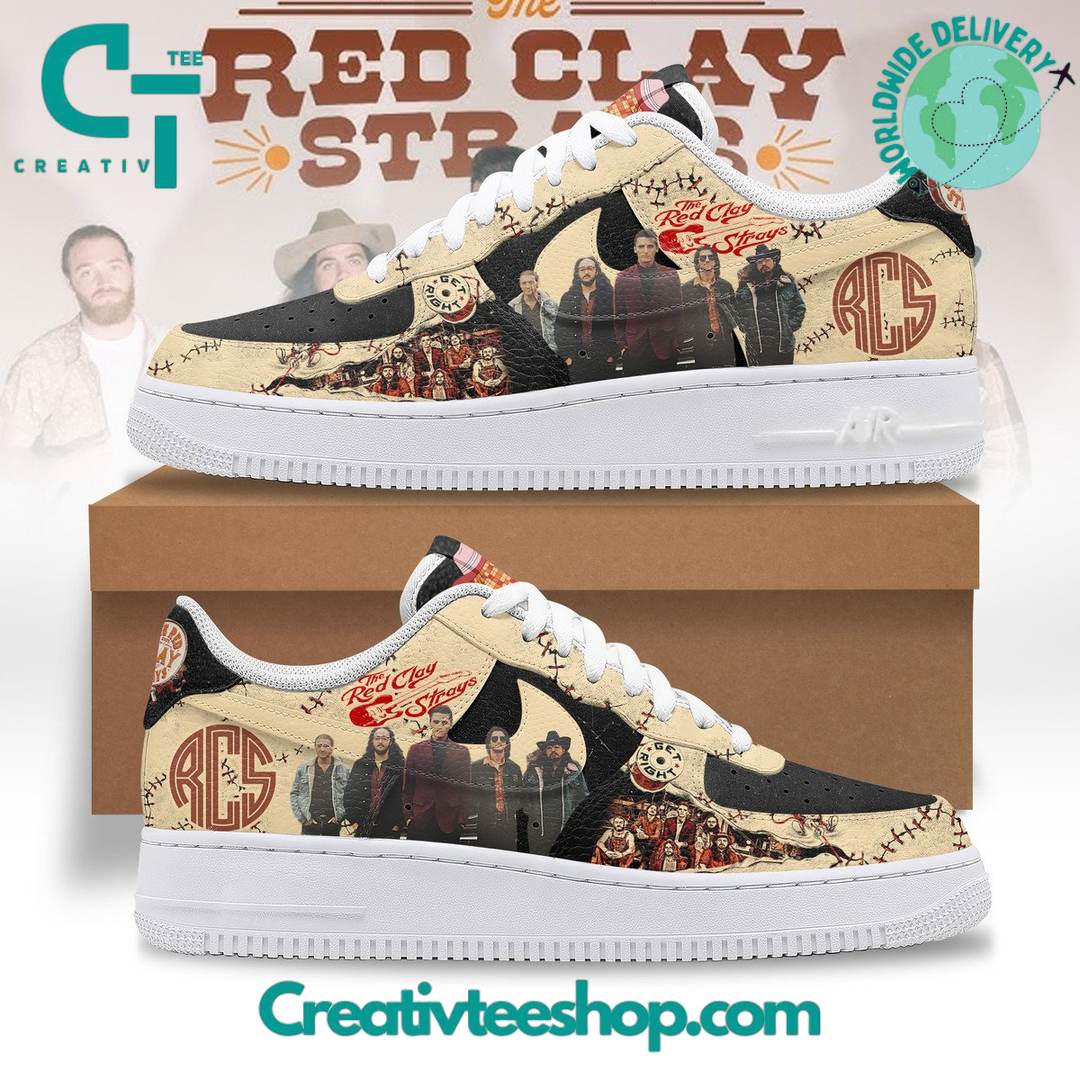 Red Clay Strays Special Air Force 1 Sneaker