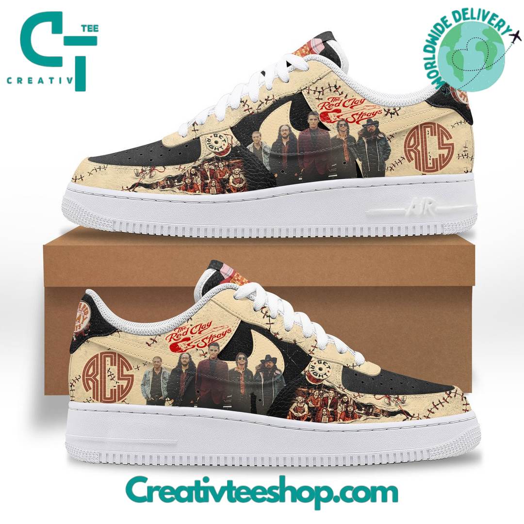 Red Clay Strays Special Air Force 1 Sneaker