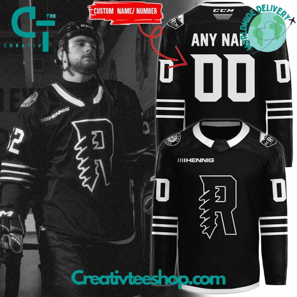 Rockford IceHogs “Screw City” Special Black Hockey Jersey