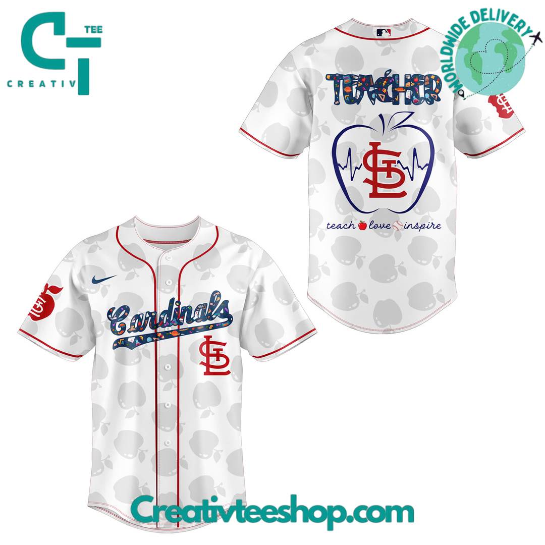 St. Louis Cardinals x Teacher Appreciation Special Baseball Jersey