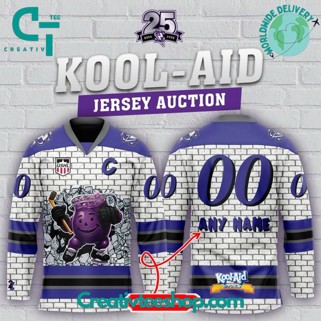 Tri-City Storm x 2024-25 Kool-Aid Night Special Hockey Jersey
