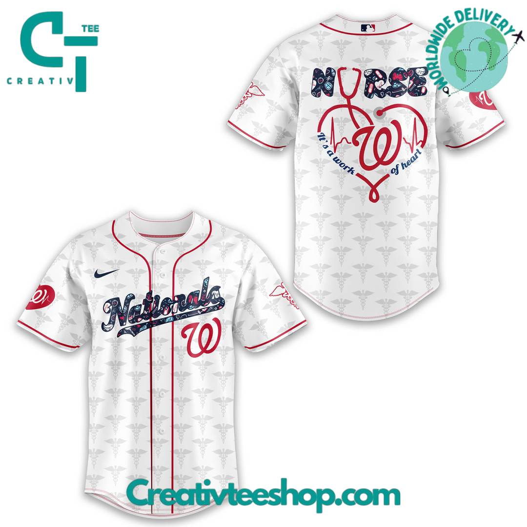 Washington Nationals x Nurses Night Special Baseball Jersey