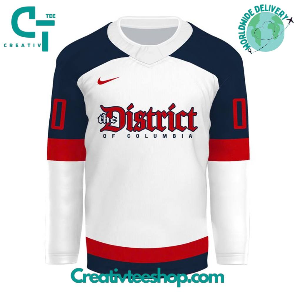 Washington Wizards “The District of Columbia” Special Hockey Jersey