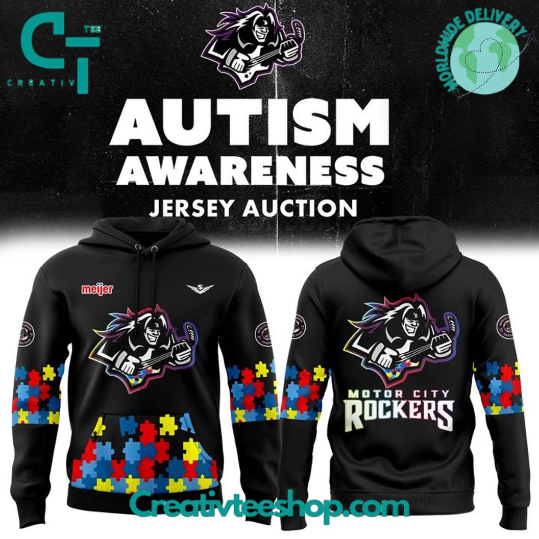 Motor City Rockers x Autism Awareness 2025 Special Hoodie
