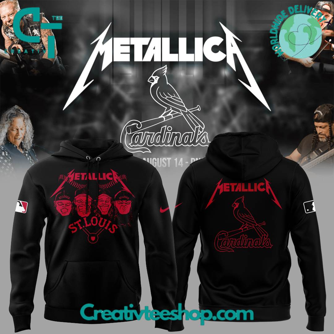 St. Louis Cardinals x Metallica Night Special Hoodie