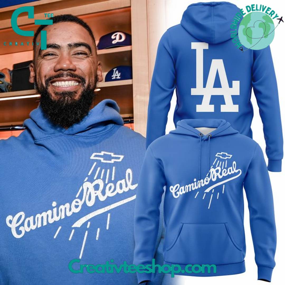 Los Angeles Dodgers Camino Real Special Blue Hoodie