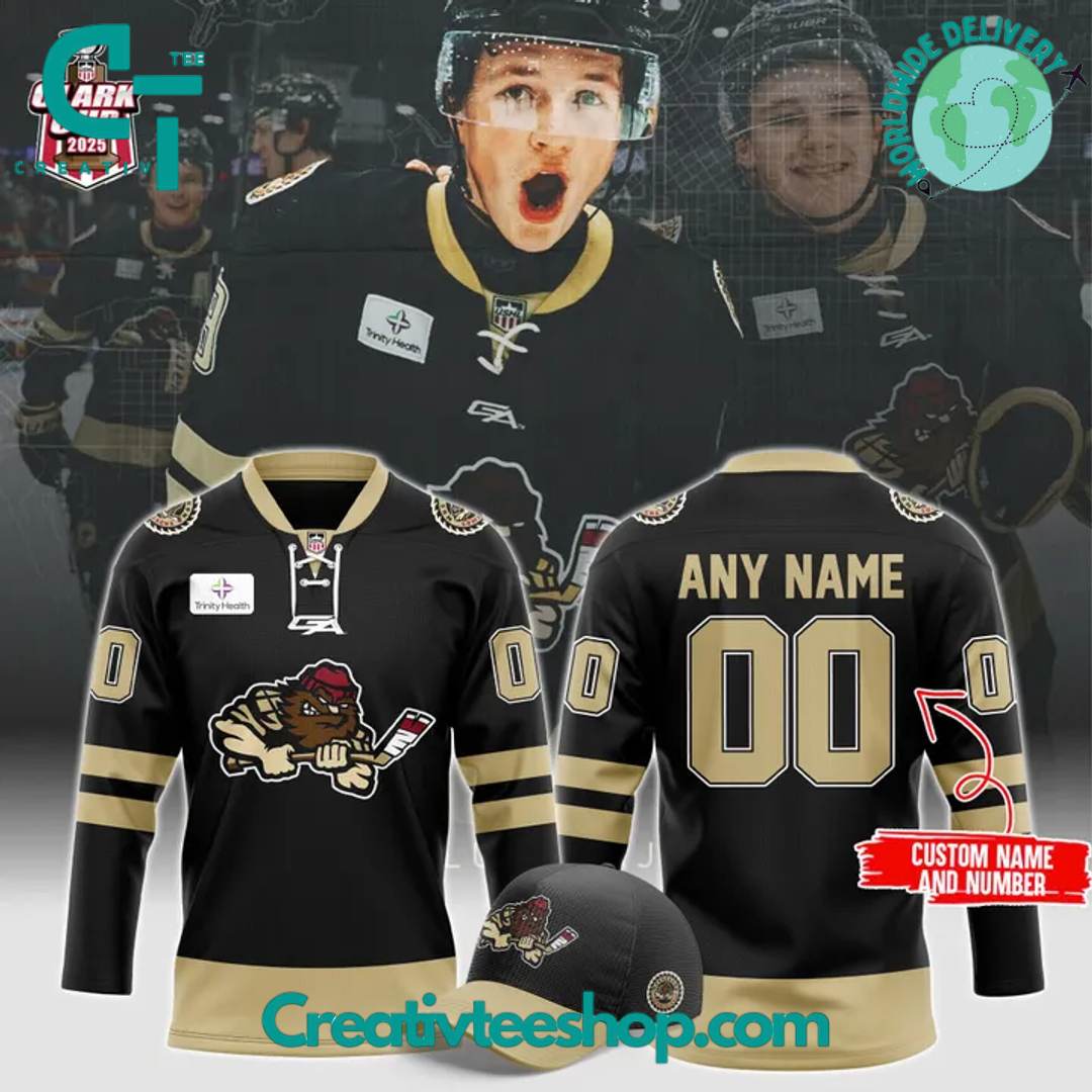 Muskegon Lumberjacks Clark Cup 2025 Personalized Hockey Jersey