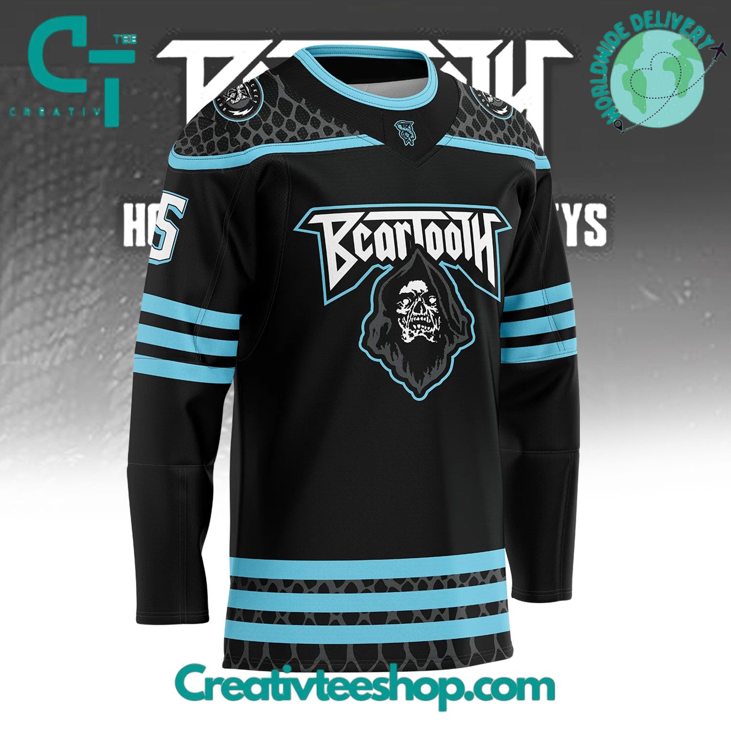 Beartooth 2025 Special Black Hockey Jersey