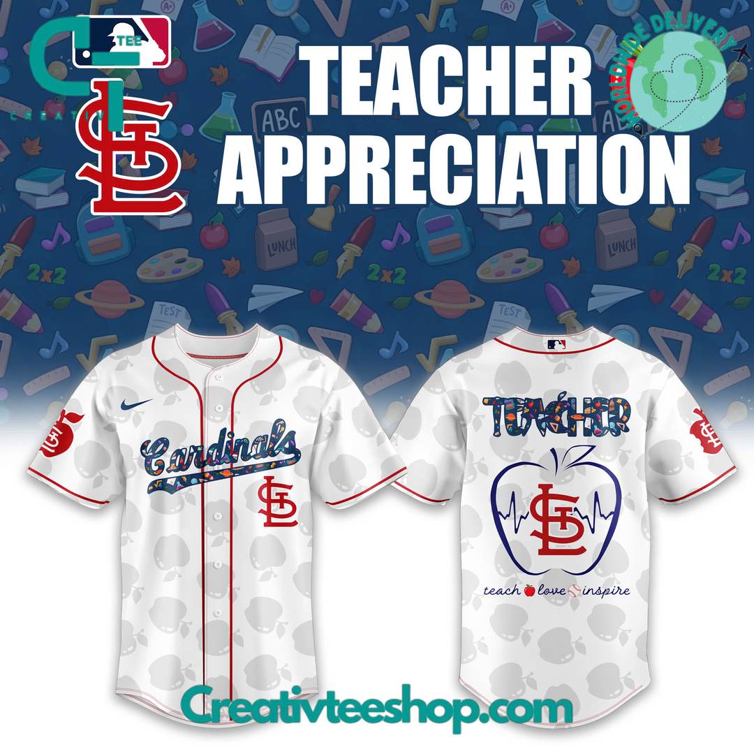 St. Louis Cardinals x Teacher Appreciation Special Baseball Jersey