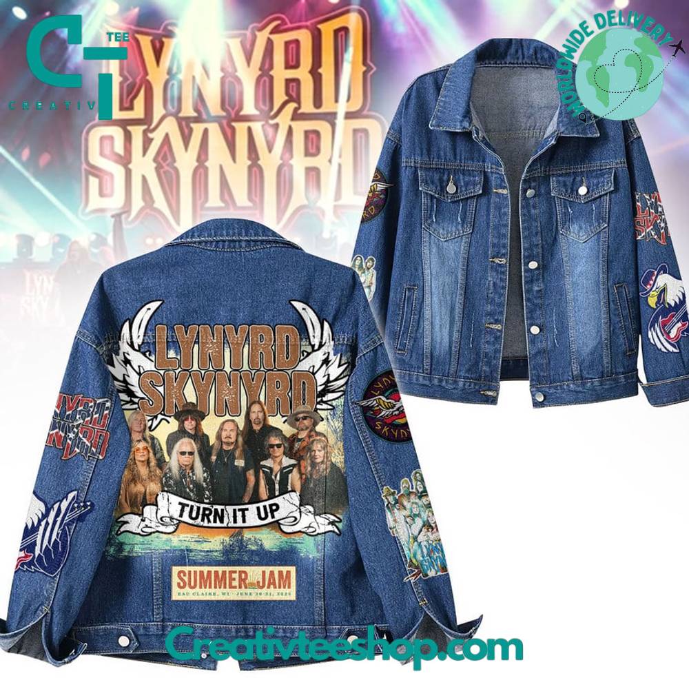 Lynyrd Skynyrd “Turn It Up” Summer Jam Denim Jacket