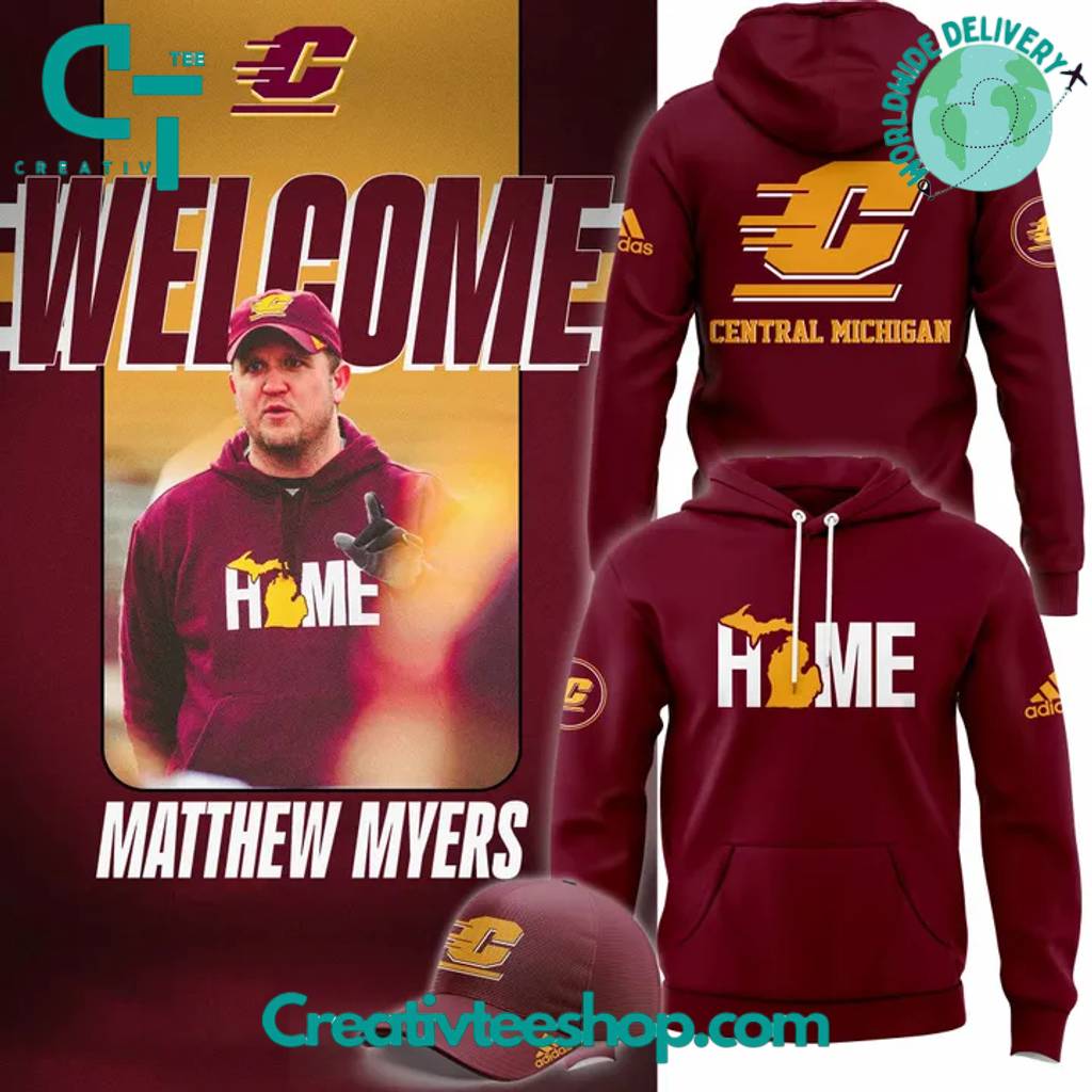 Central Michigan Football �Welcome Matthew Myers� HOME Special Hoodie