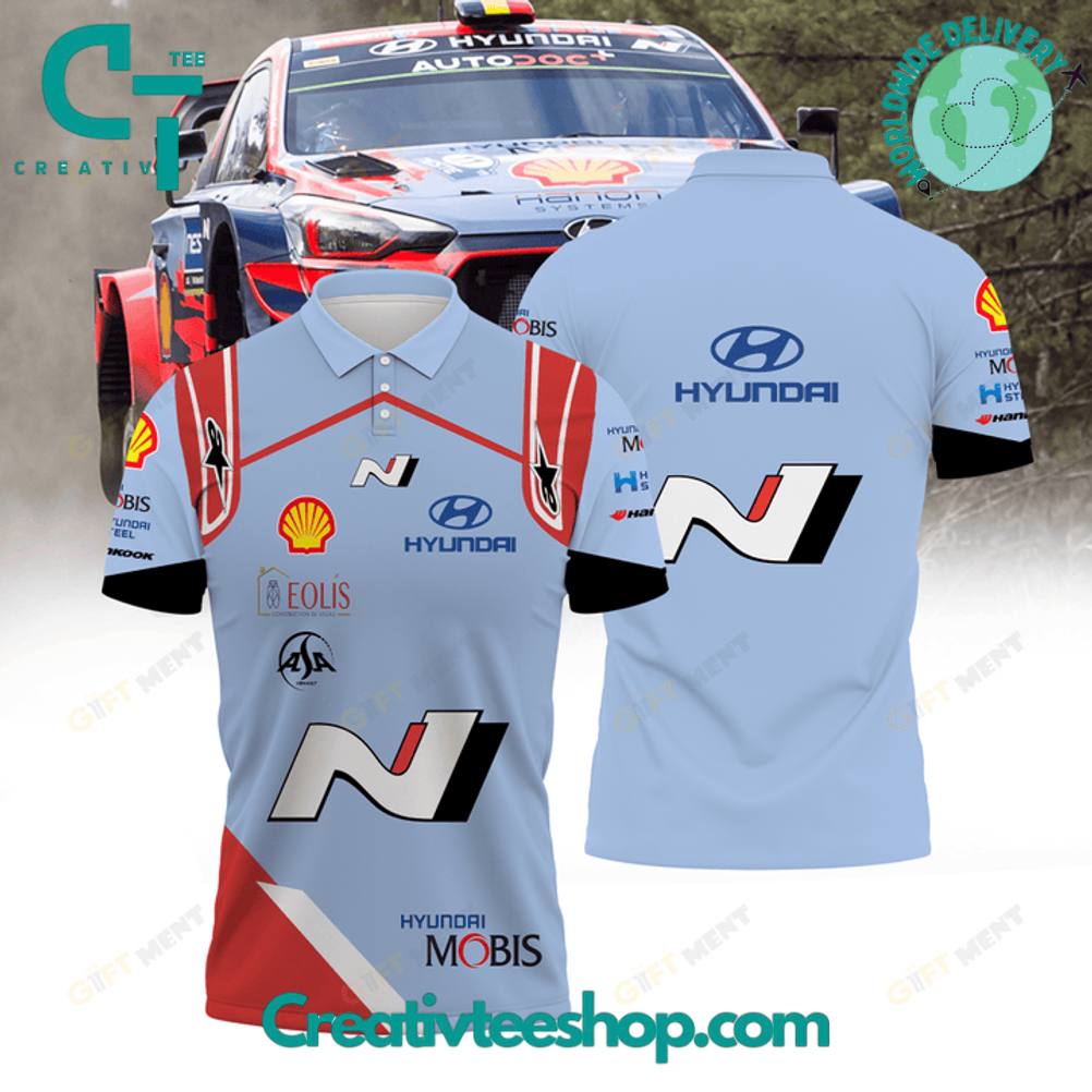 Hyundai Shell Mobis World Rally Team Special Polo Shirt