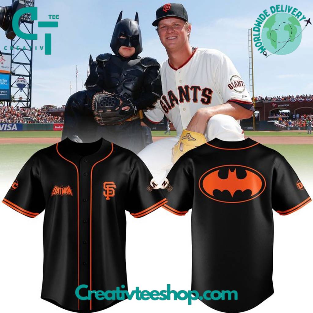 San Francisco Giants x Batman Special Baseball Jersey