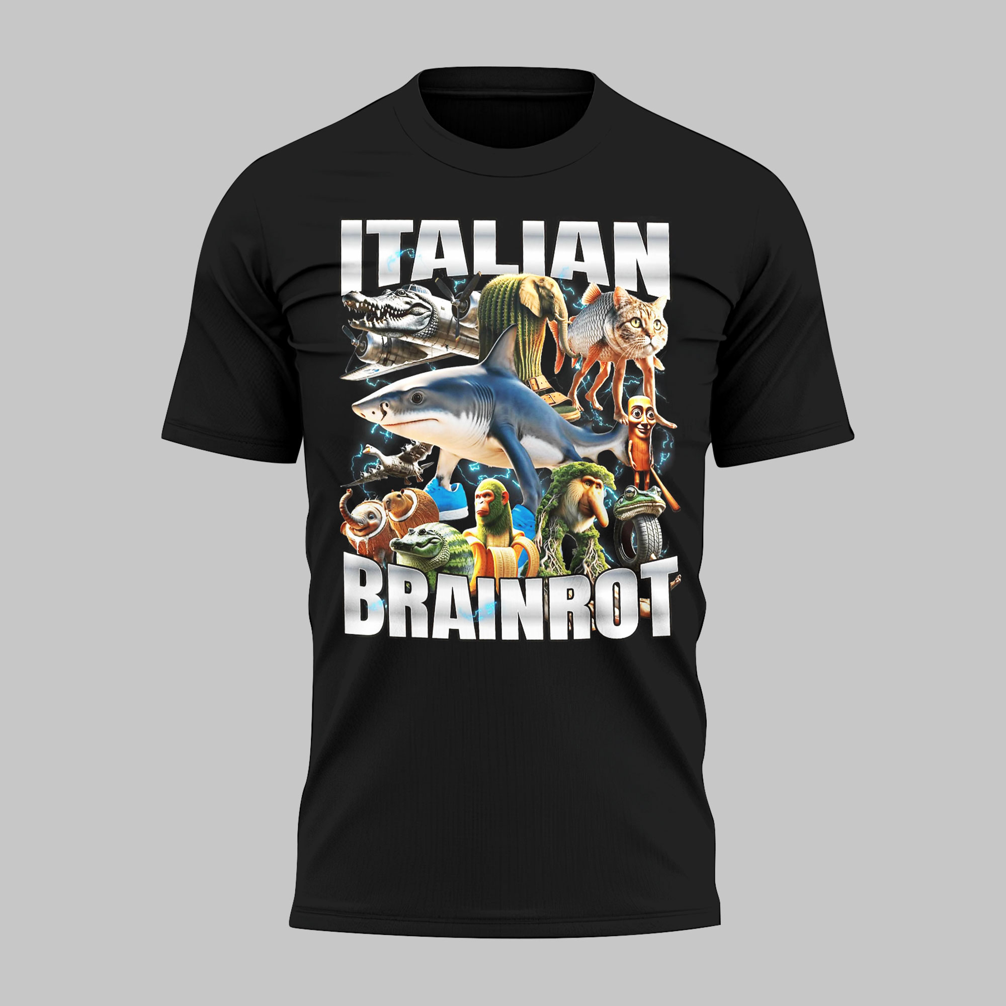 Italian Brainroot All Characters Special Tee