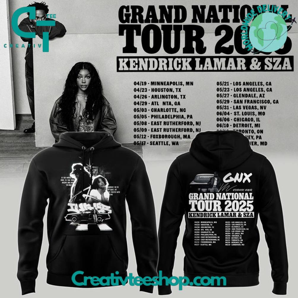 Kendrick Lamar x SZA Grand National Tour 2025 Special Hoodie