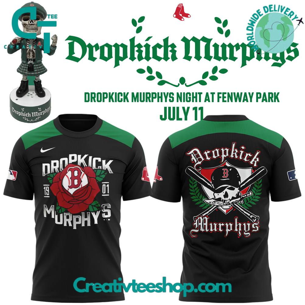Boston Red Sox x Dropkick Murphys Night 2025 Special Tee