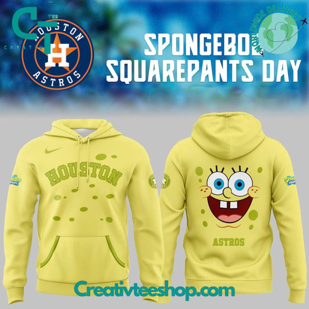 Houston Astros SpongeBob SquarePants Day Special Hoodie