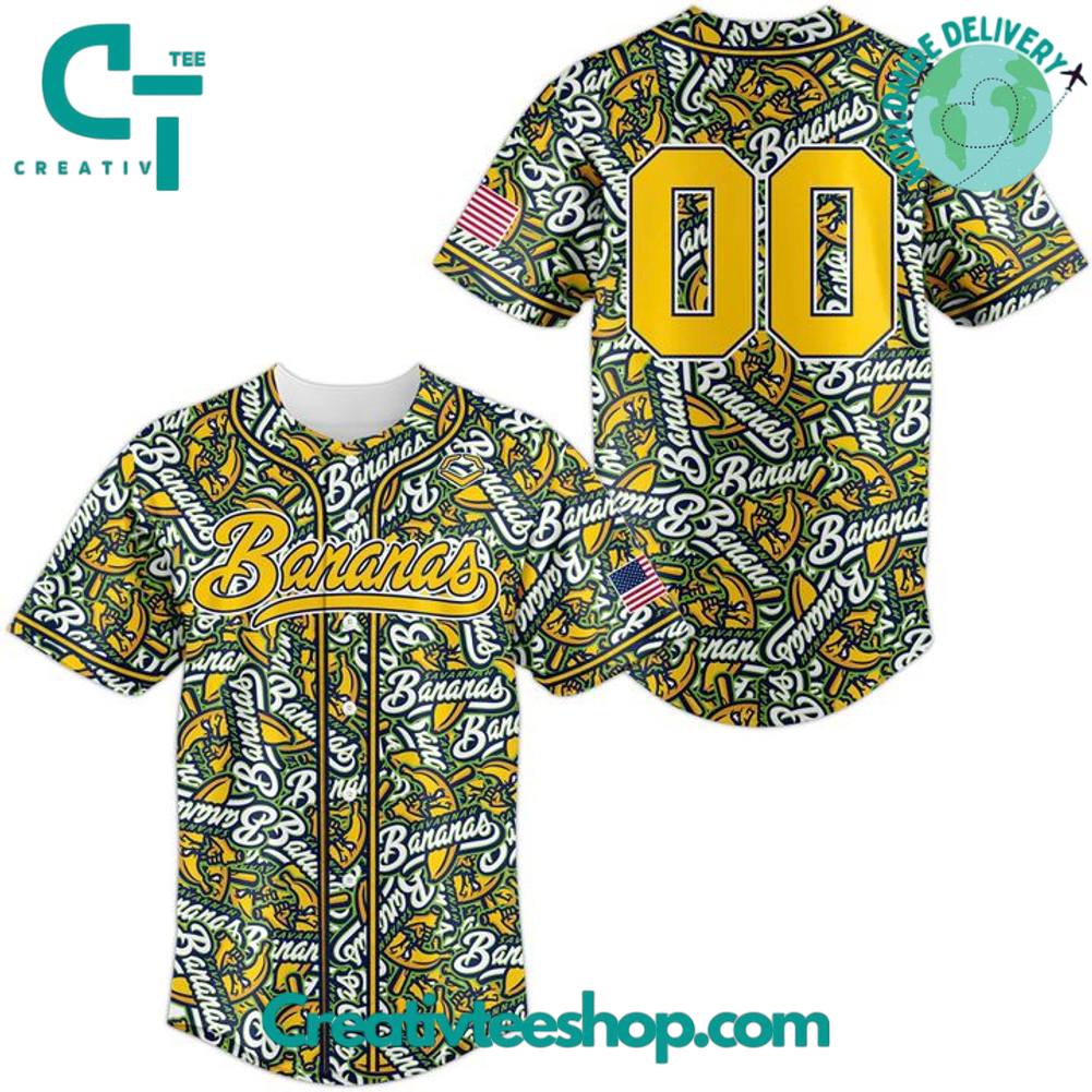 Savannah Bananas EvoShield Custom Baseball Jersey