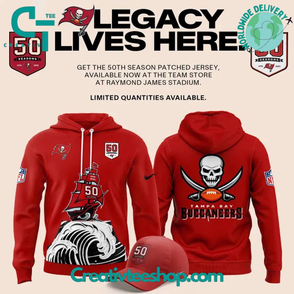 Tampa Bay Buccaneers Celebrate the legacy of 50 Seasons Special Hoodie