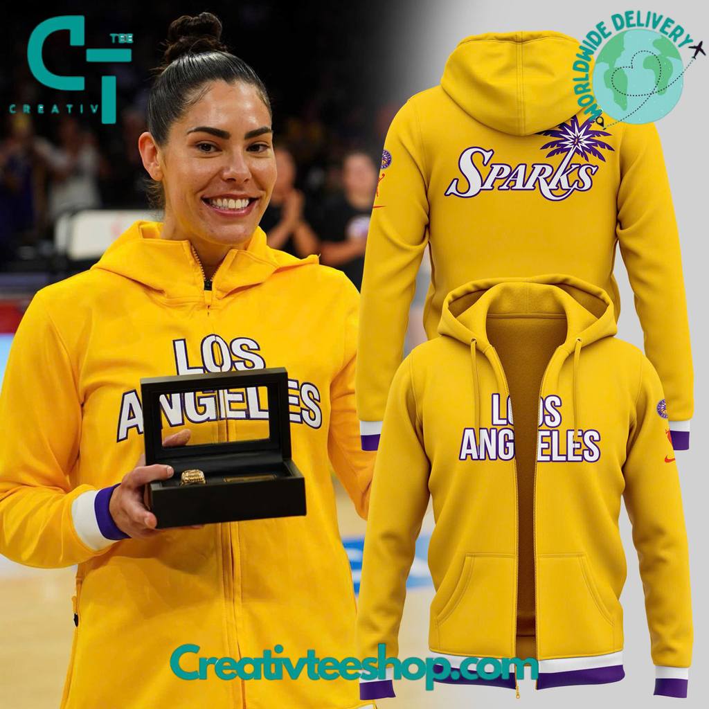 Los Angeles Sparks Special New 2025 Yellow Hoodie