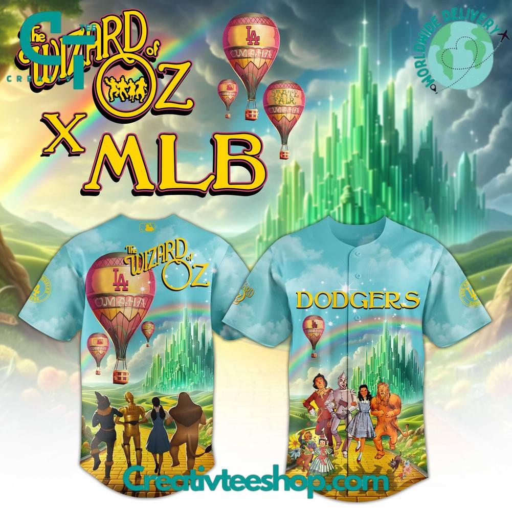 Los Angeles Dodgers x The Wizard of Oz Special Edition Baseball Jersey