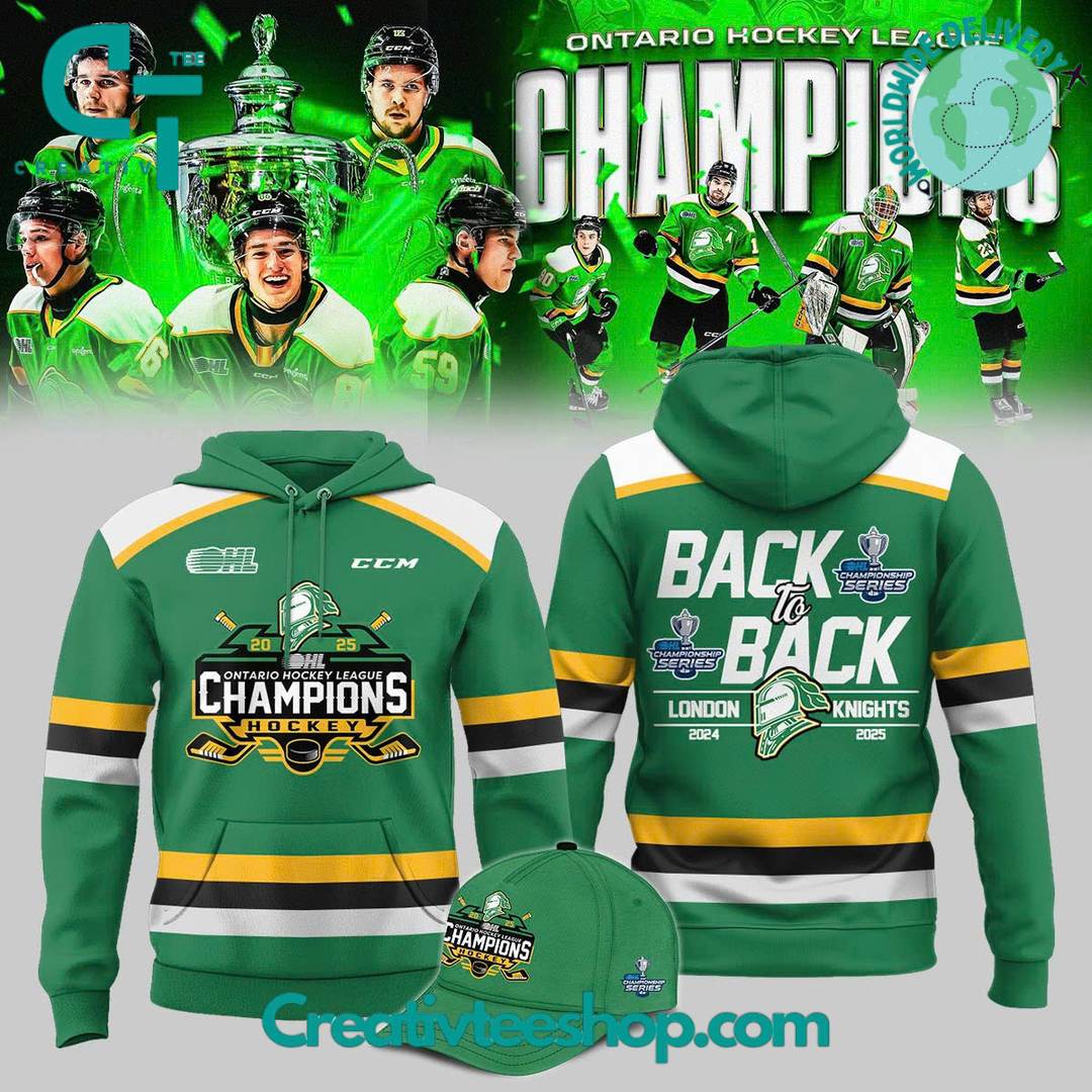 London Knights OHL �Back to Back� Champions Hoodie