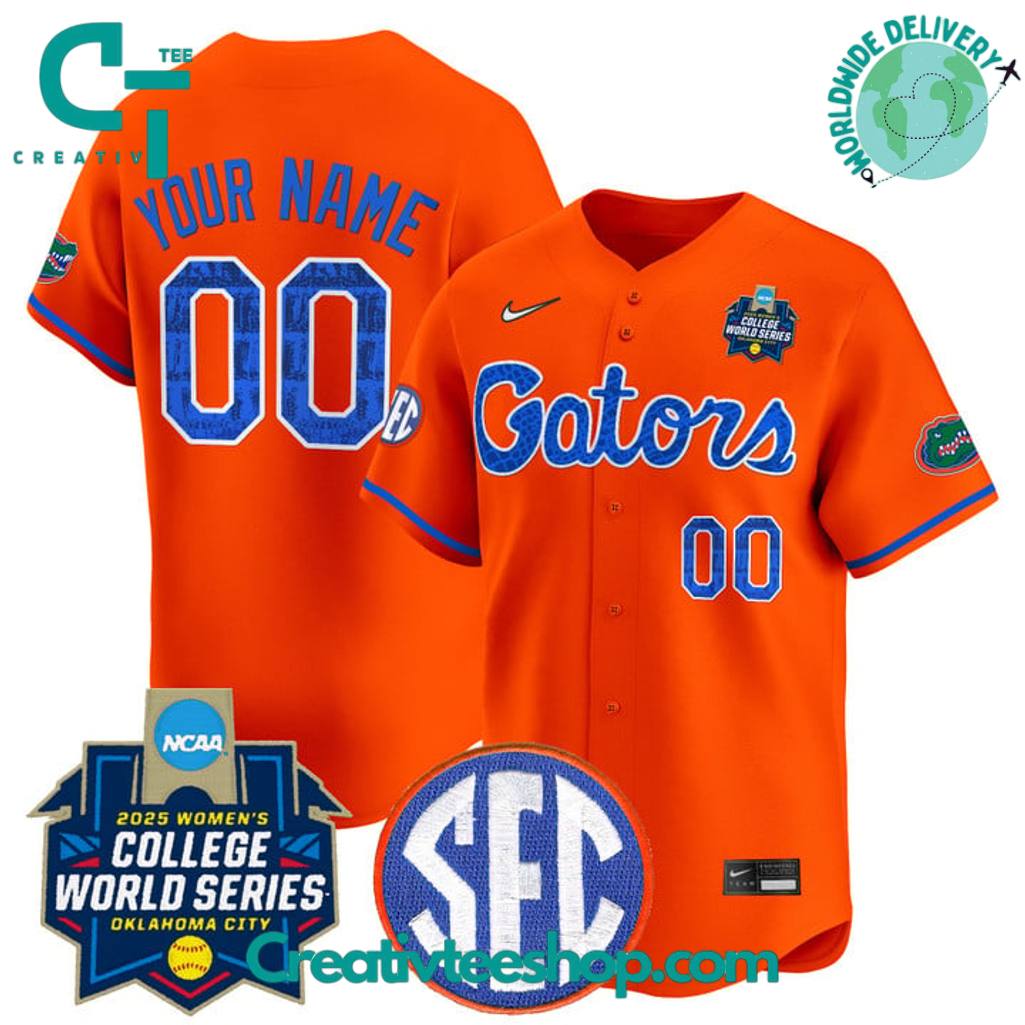 Florida Gators Softball 2025 World Series Special Baseball Jersey