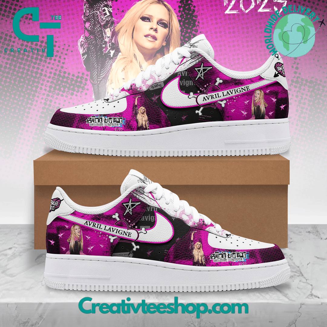Avril Lavigne Greatest Hit Tour 2025 Special Air Force 1 Sneaker