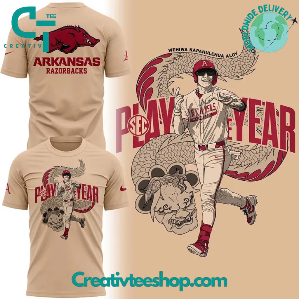 Arkansas Razorbacks THE DRAGON Wehiwa Aloy Special Tee