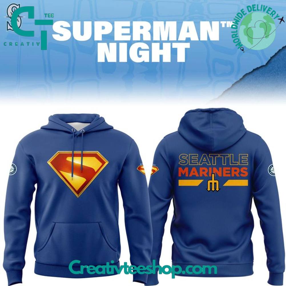Seattle Mariners Superman Night Hoodie – Special Edition