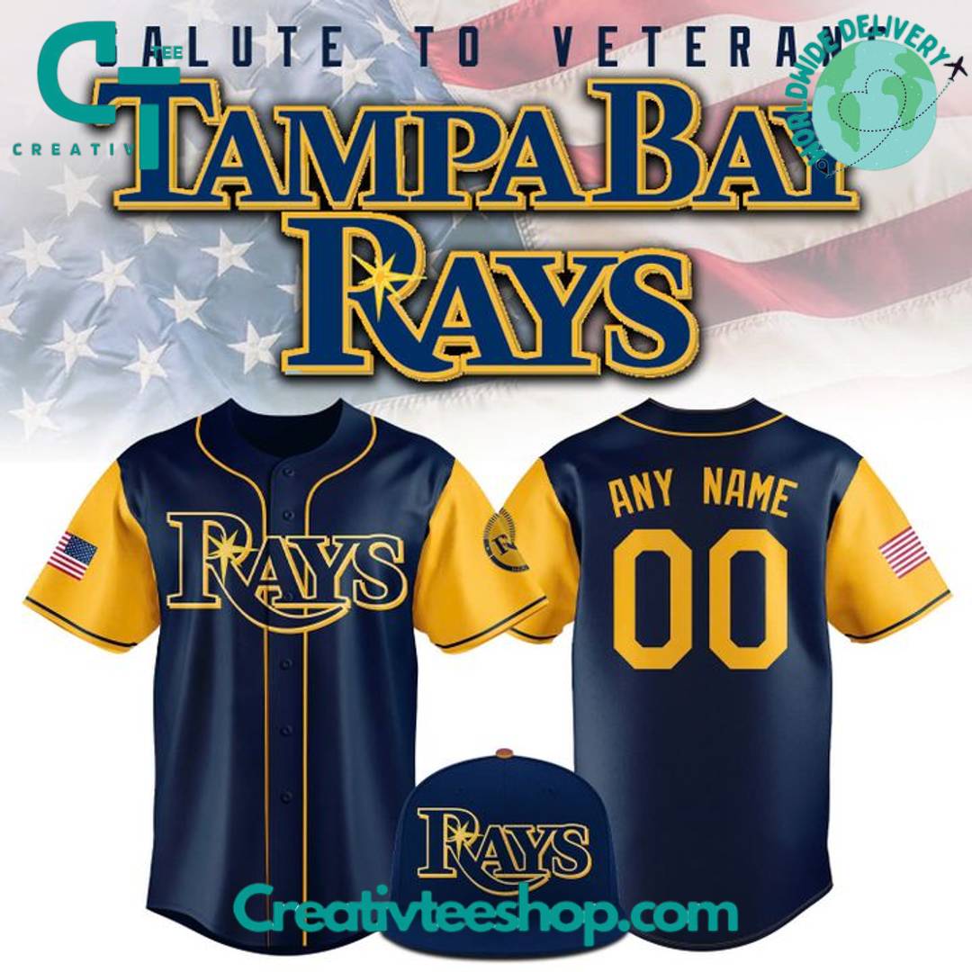 Tampa Bay Rays Salute to Service Special Baseball Jersey