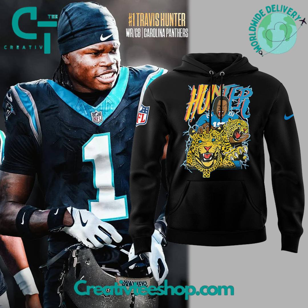 Carolina Panthers Travis Hunter Tiger Special Hoodie