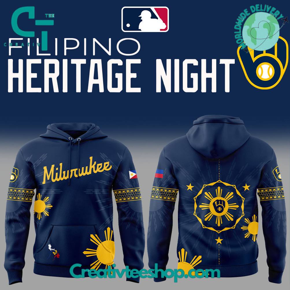 Milwaukee Brewers Filipino Heritage Night Special Hoodie