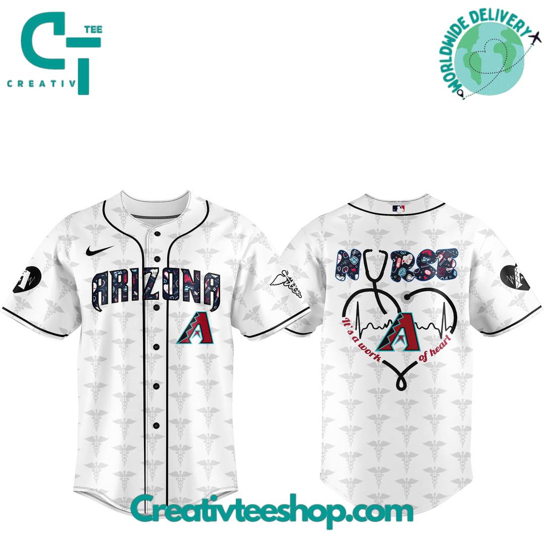 Arizona Diamondbacks x Nurses Night Special Baseball Jersey