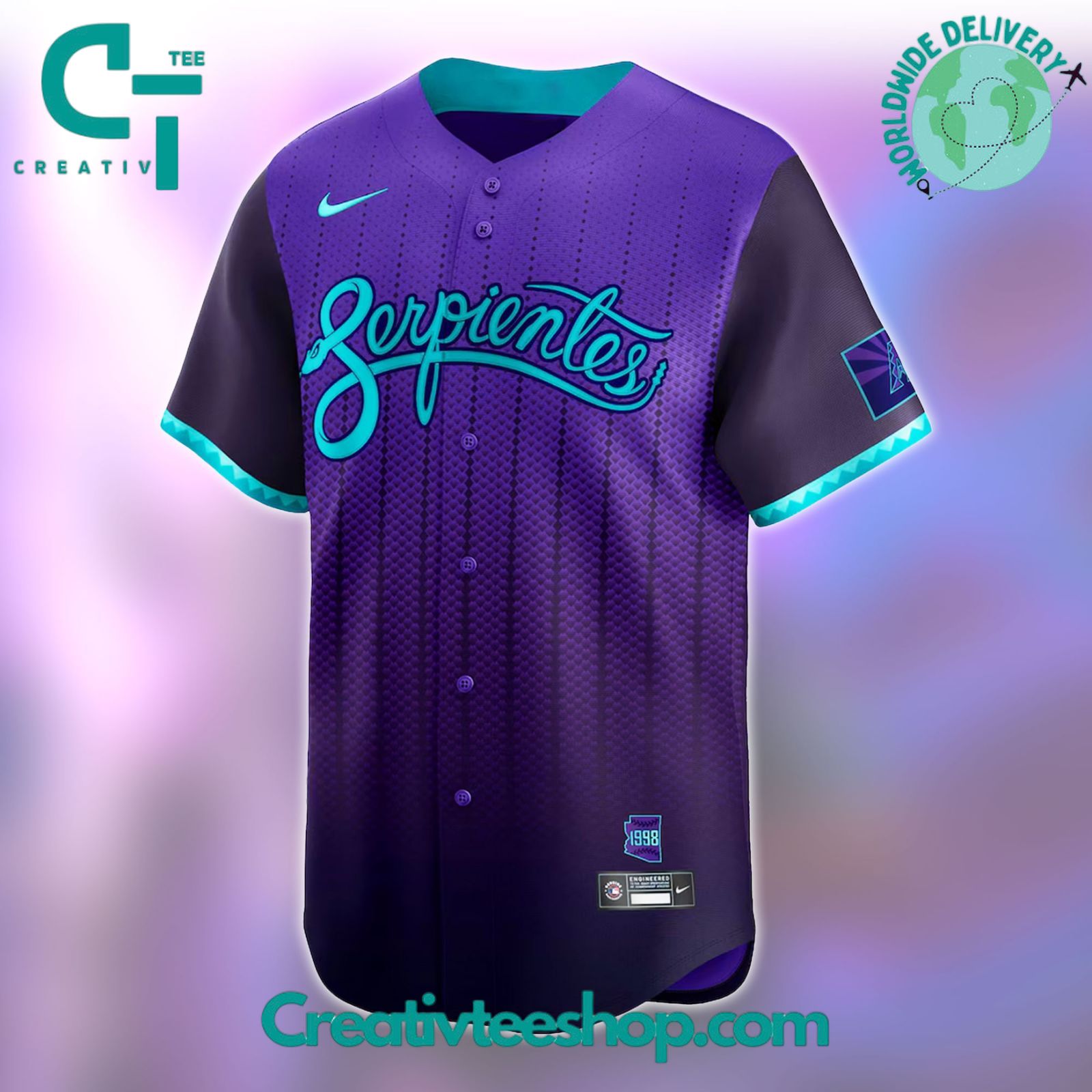 Arizona Diamondbacks City Connect “Serpientes” Limited Edition Baseball Jersey