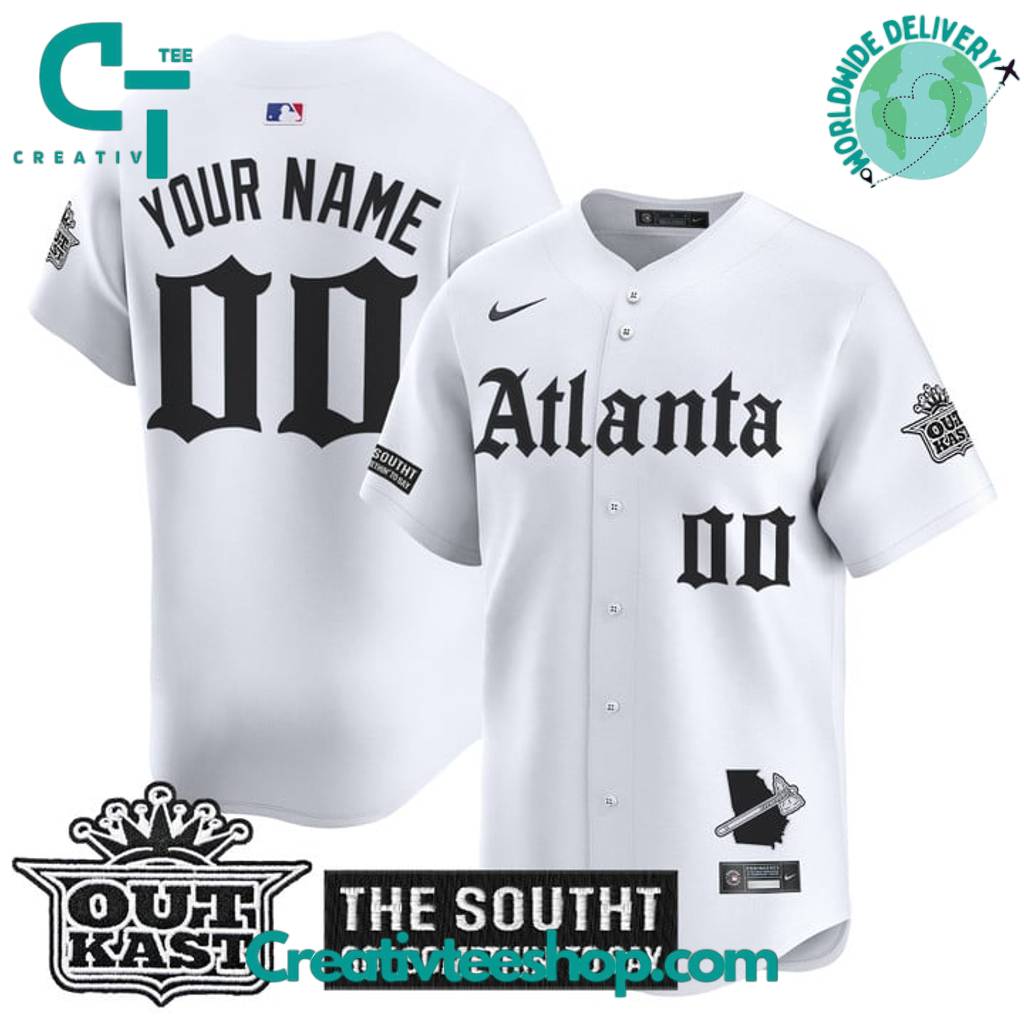 Atlanta Braves Gothic South x Outkast Edition Special Baseball Jersey