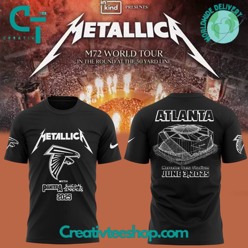 Atlanta Falcons x Metallica M-72 World Tour Special Tee