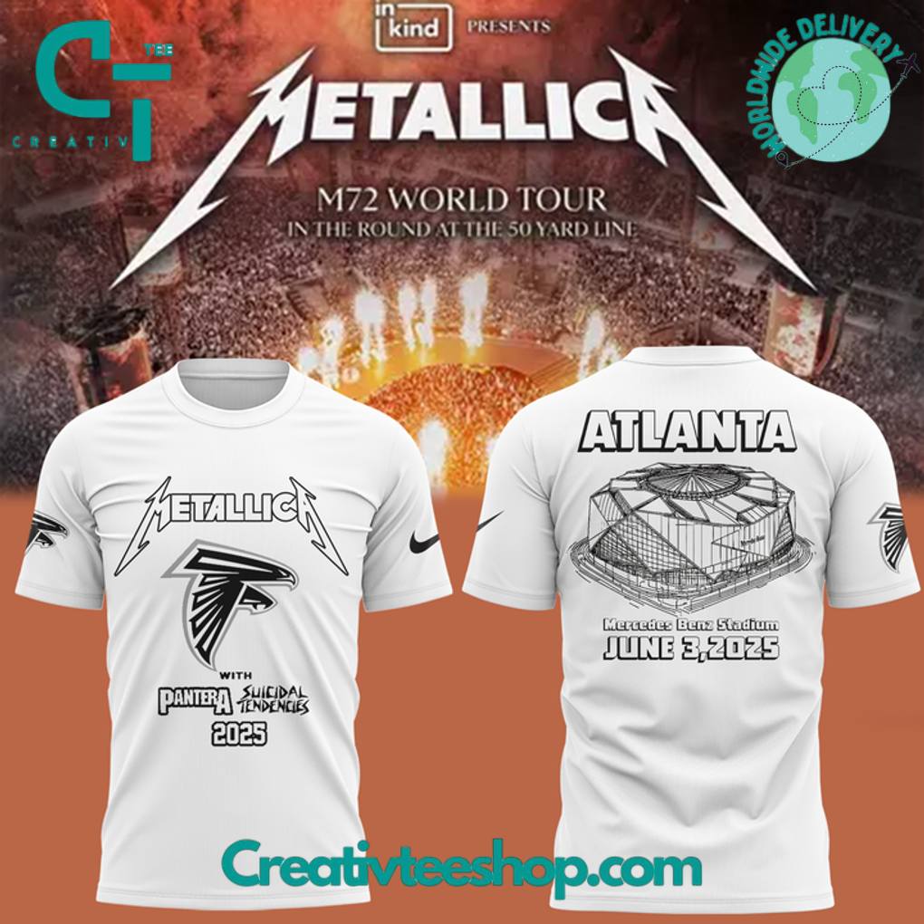 Atlanta Falcons x Metallica M-72 World Tour Special Tee