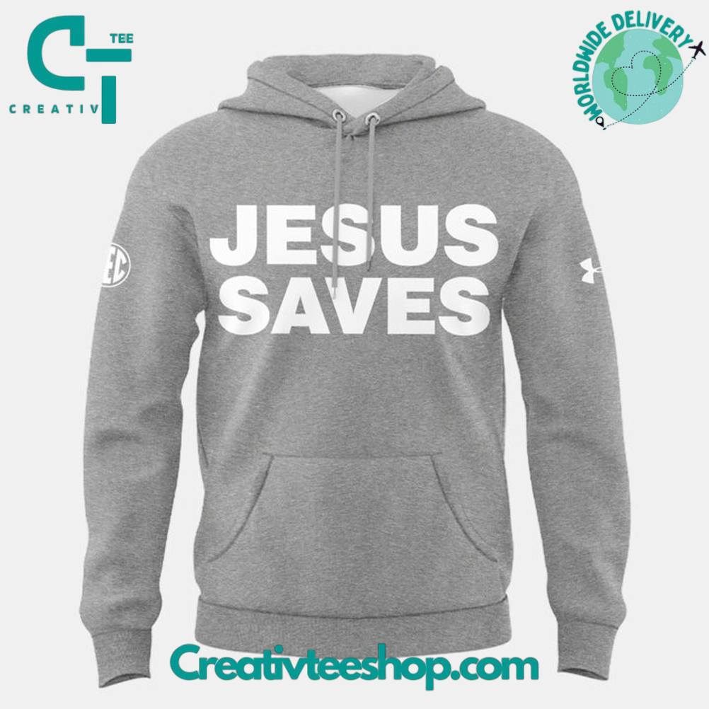 Auburn Tigers JESUS WON Special Grey Hoodie
