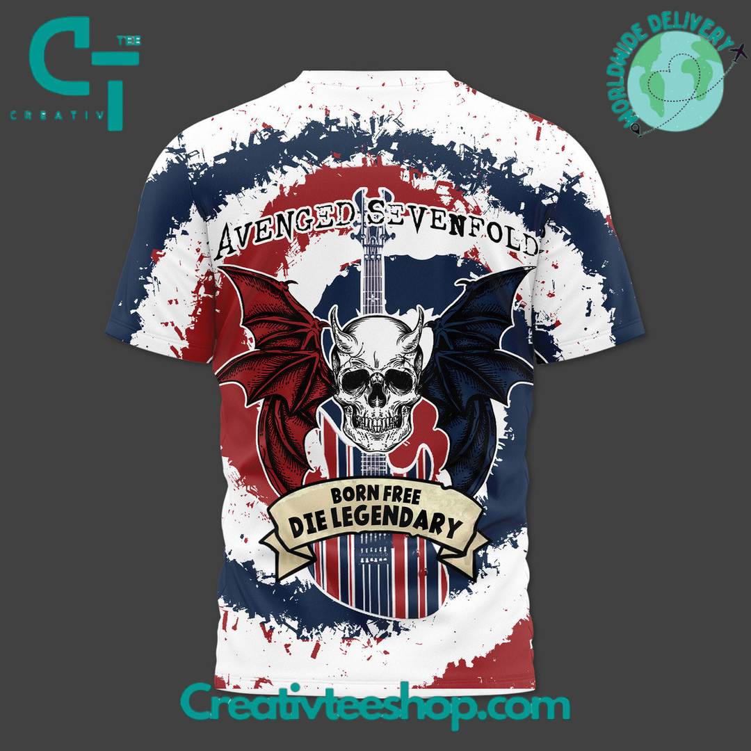 Avenged Sevenfold “Born Free Die Legendary” Special Tee