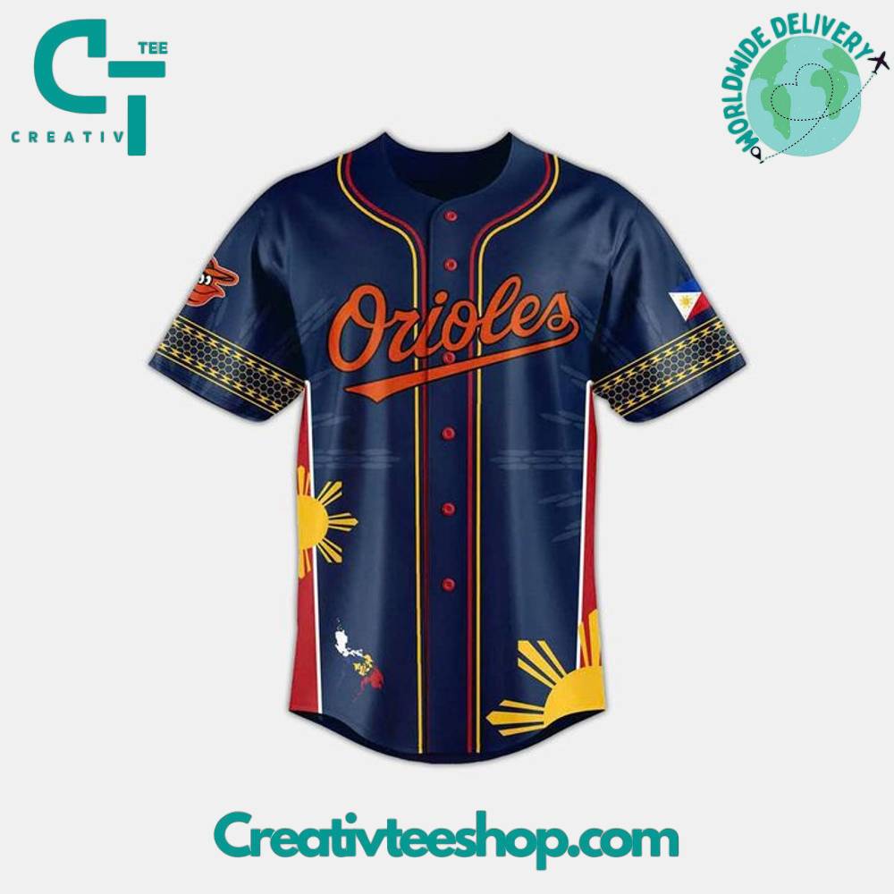 Baltimore Orioles Filipino Heritage Night 2025 Celebration Special Baseball Jersey