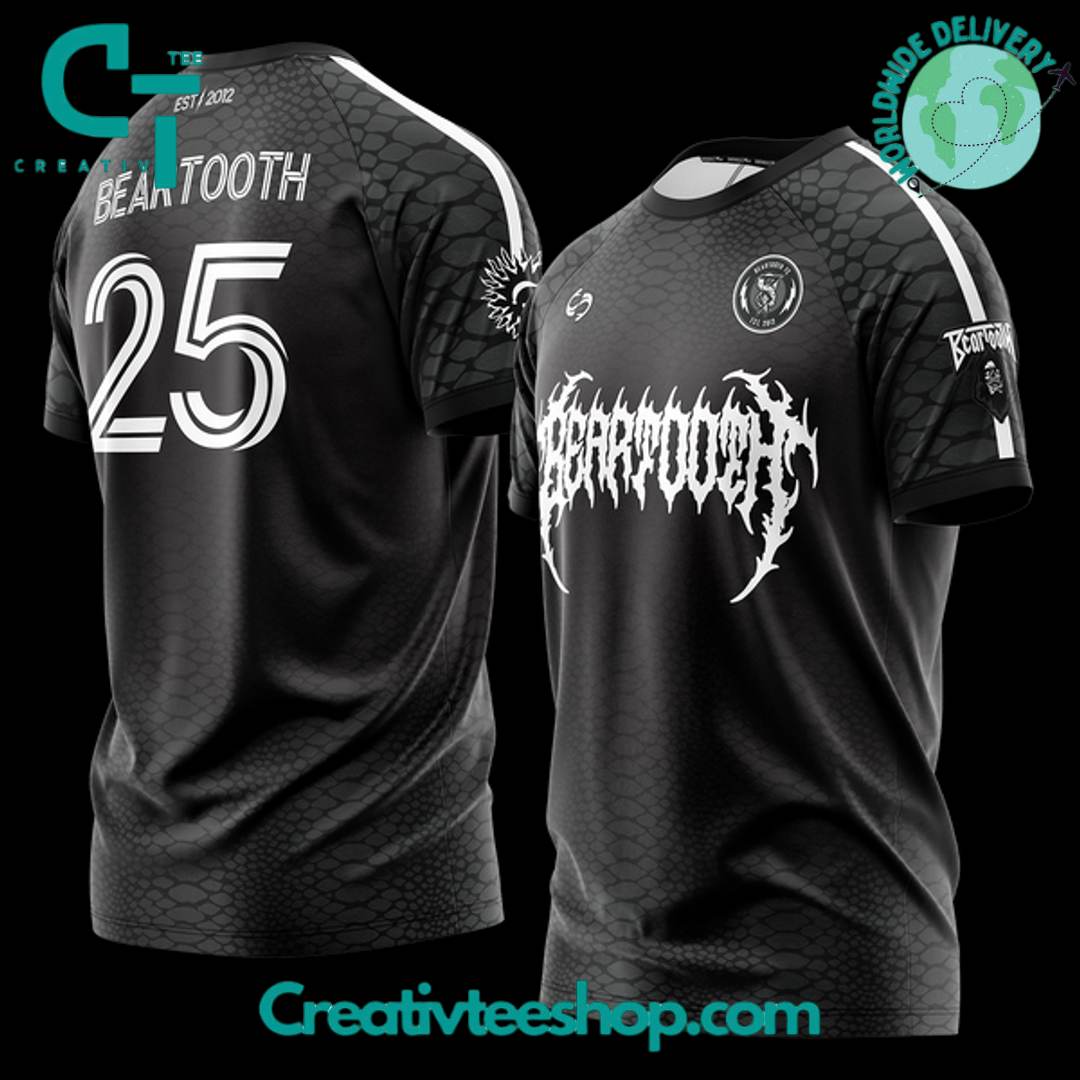 Beartooth Band 2025 Special Black Soccer Jersey